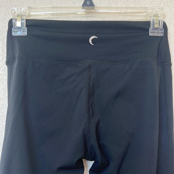 Zyia Leggings Pants High Rise Lux Slashed Distressed Black size 2 - Picture 8 of 12